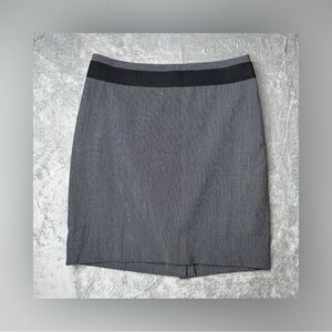 The Limited Womens Skirt Black White Micro checkered pattern Sz 4 Casual